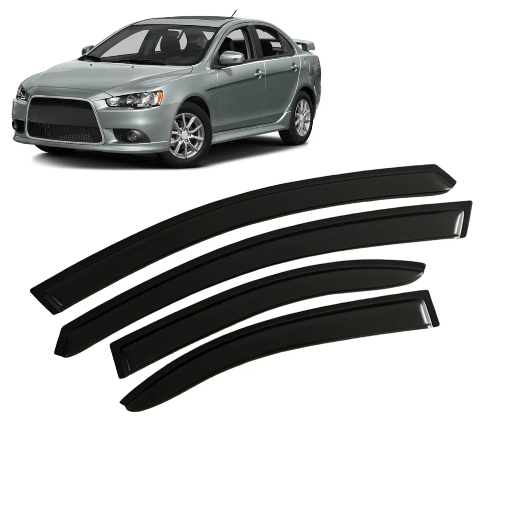 

Window Visor for MITSUBISHI LANCER SEDAN SPORTBACK 2007-2009 2010 2011 2012 2013 2014 2015 2016 2017 Wind Deflectors Rain Guards