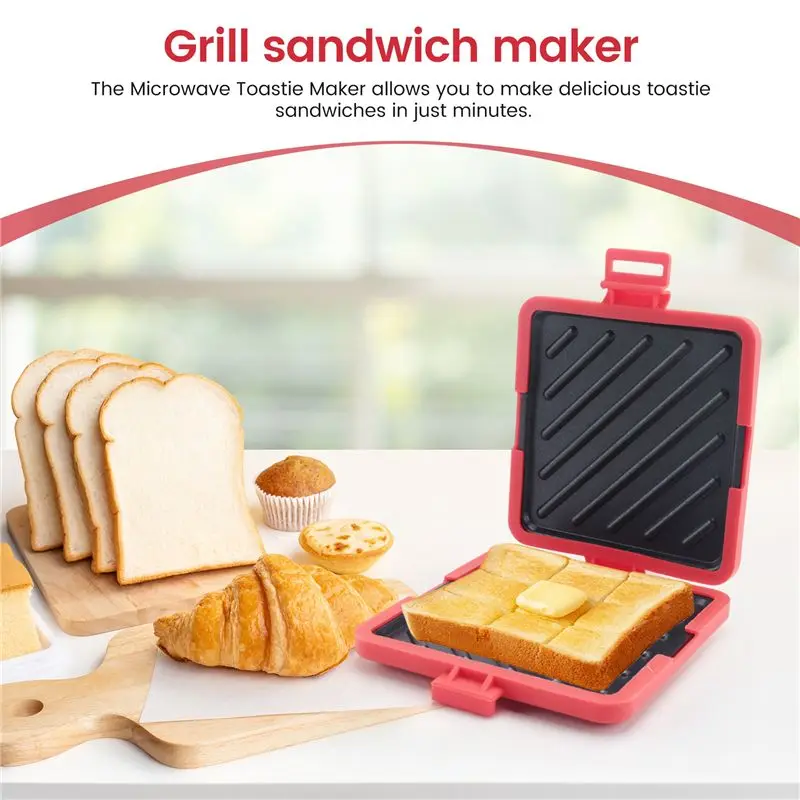 [HOT!A24R】 Microwave Toastie Maker,Toastie Maker Microwave,Microwave Toaster Sandwich Maker,Microwave Toastie Sandwich Maker