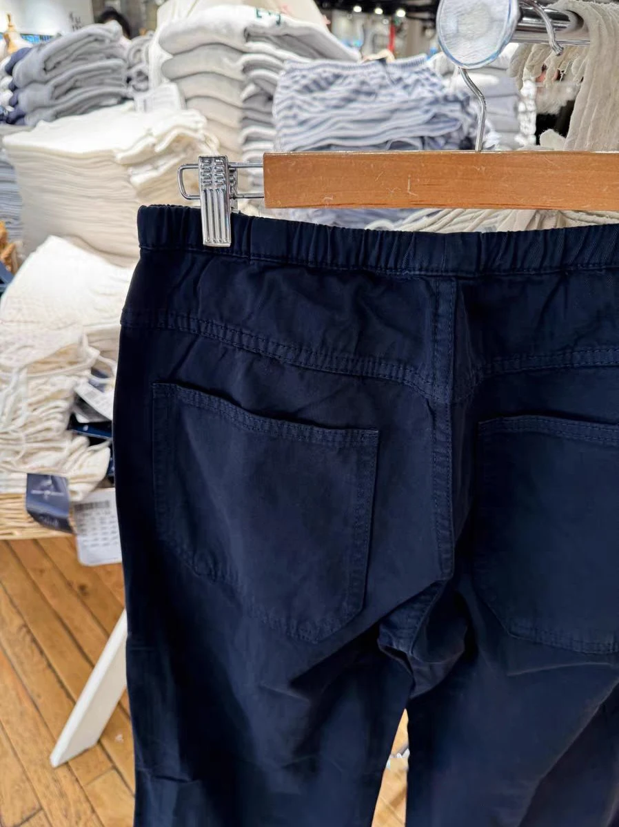 Fashion Navy Drawstring Loose Pants Women Autumn Sexy Low Waist Pockets Straight Long Pant Baggy Streetwear Vintage Trousers Y2K