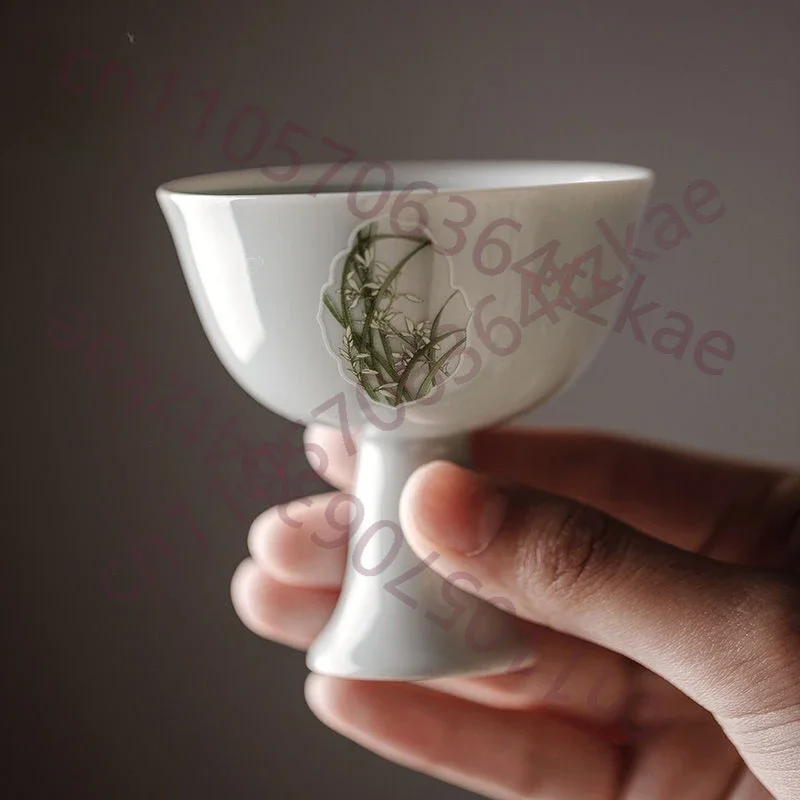 7.5CMChinese Jingdezhen Ceramic Master Cup Tea Cup Single Cup Tea Set Decoration