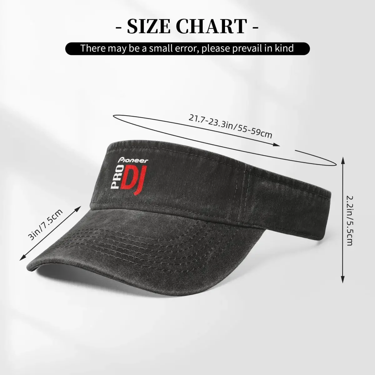 PIONEER PRO DJ Empty Top Baseball Sun Cap Summer Adjustable Baseball Cap image 5