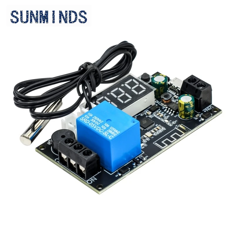 XY-WFTX Remote WIFI thermostat High precision temperature controller module Cooling heating APP temperature acquisition