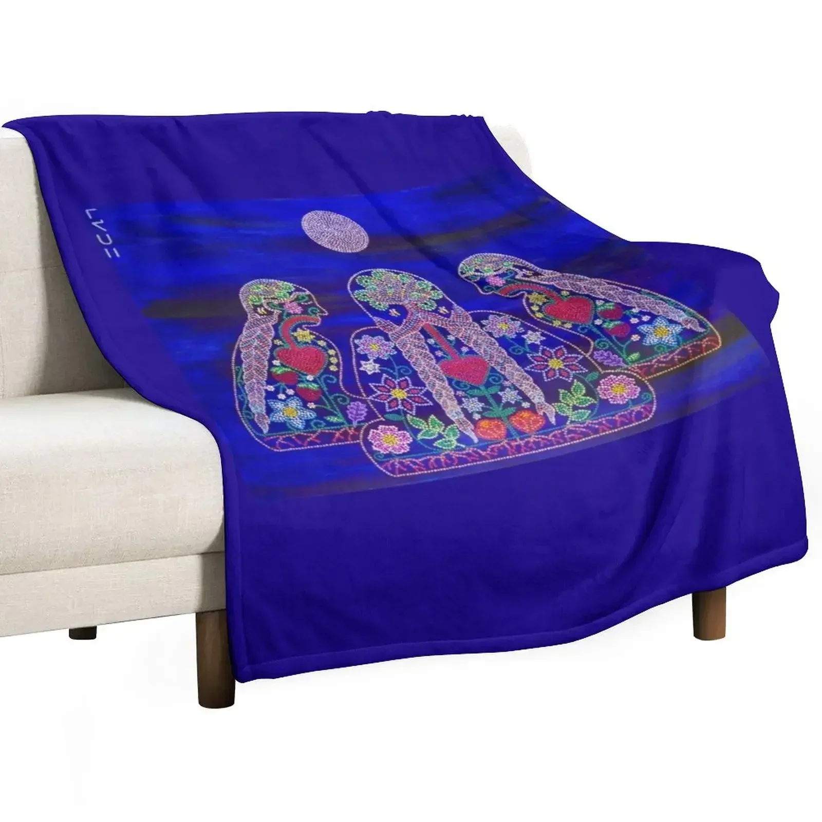 kohkominawak ~ our grandmothers Throw Blanket Extra Large Throw Designers Plush Blankets