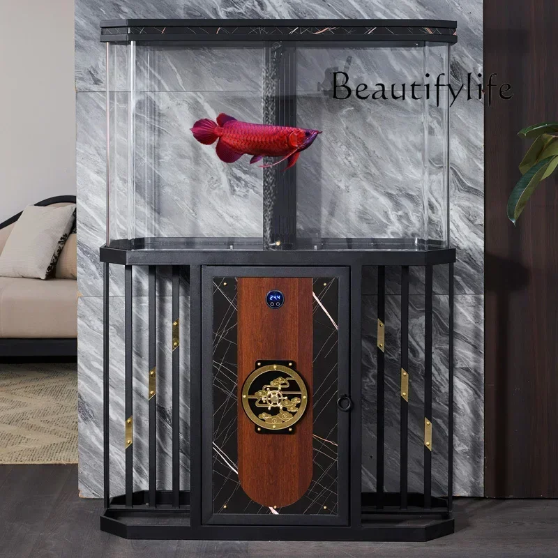 Экран у стены, ленивый экологический аквариум без воды, новый акриловый аквариум для средней и большой в гостиной