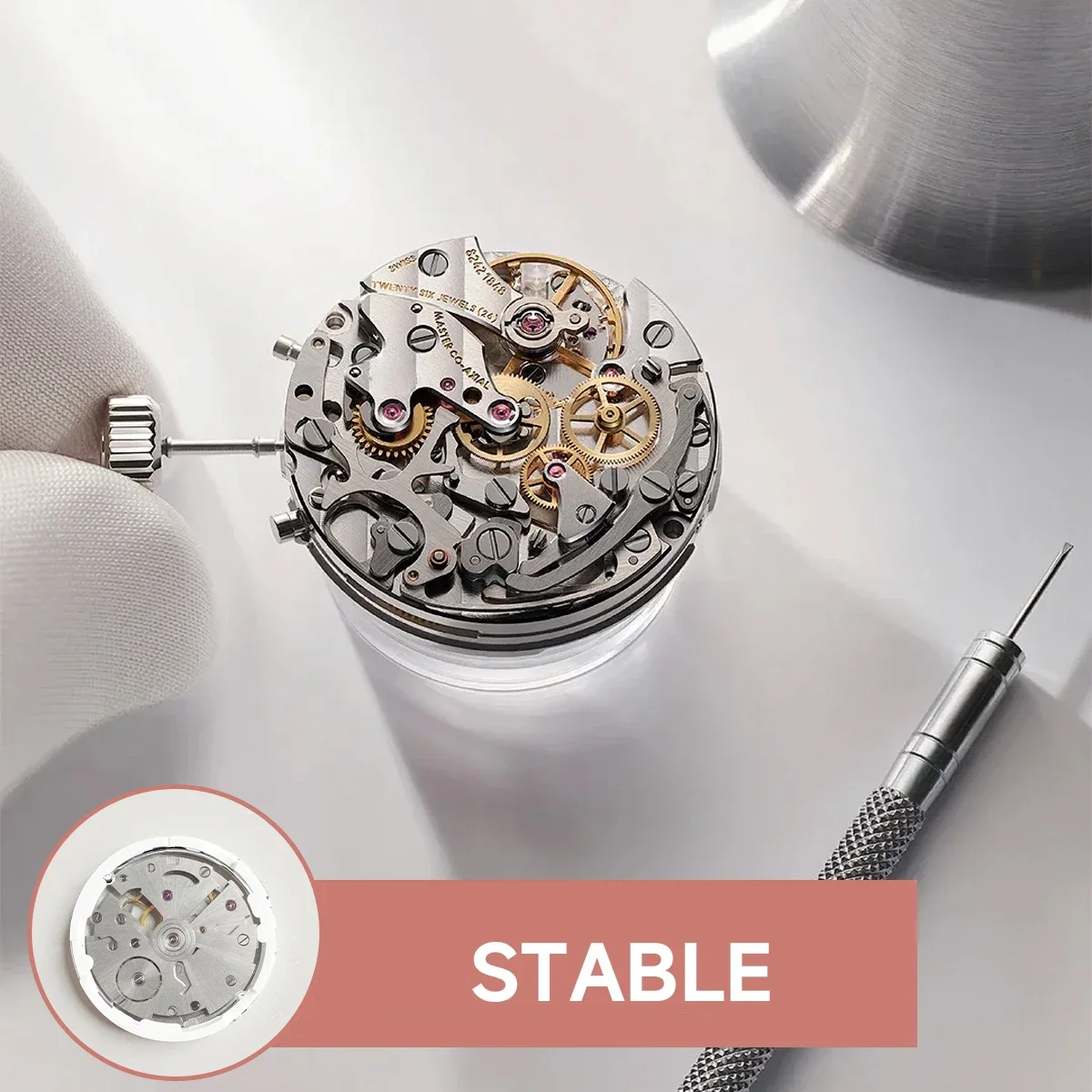 1/2/4/10 قطعة ساعة حركة فاصل الدائري ل 8200 8205 8215 ساعة حركة استبدال اكسسوارات ساعة فاصل خواتم