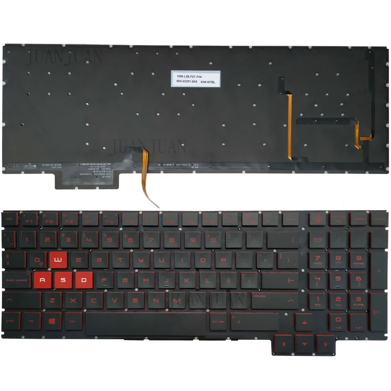 

A+ Spanish /Latin Keyboard FOR HP OMEN 15-CE011DX 15-CE015DX 15-CE018DX 15-CE019DX