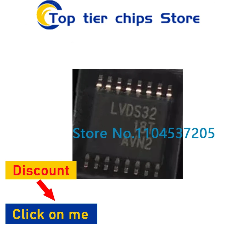 

5 шт. SN65LVDS32PWR LVDS32 TSSOP16 SN65LVDS32PW SN65LVDS32