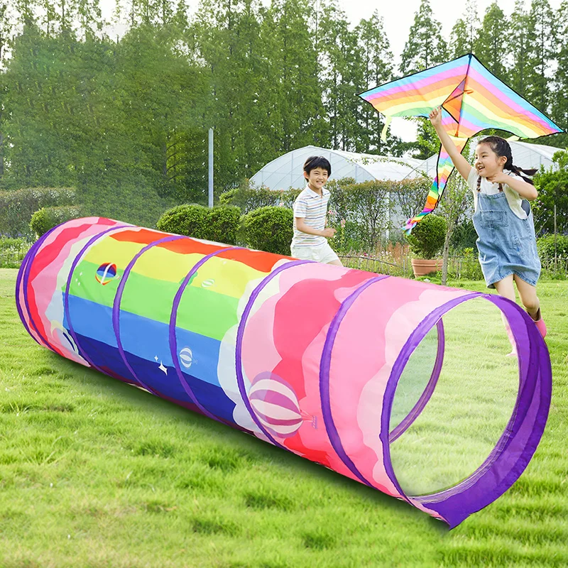 Portable Children\'s Tent Crawling Tunnel Beach Toys Ball Pool Tent Kids Pop-up Tent Indoor Crawling Games Child Play House Tents