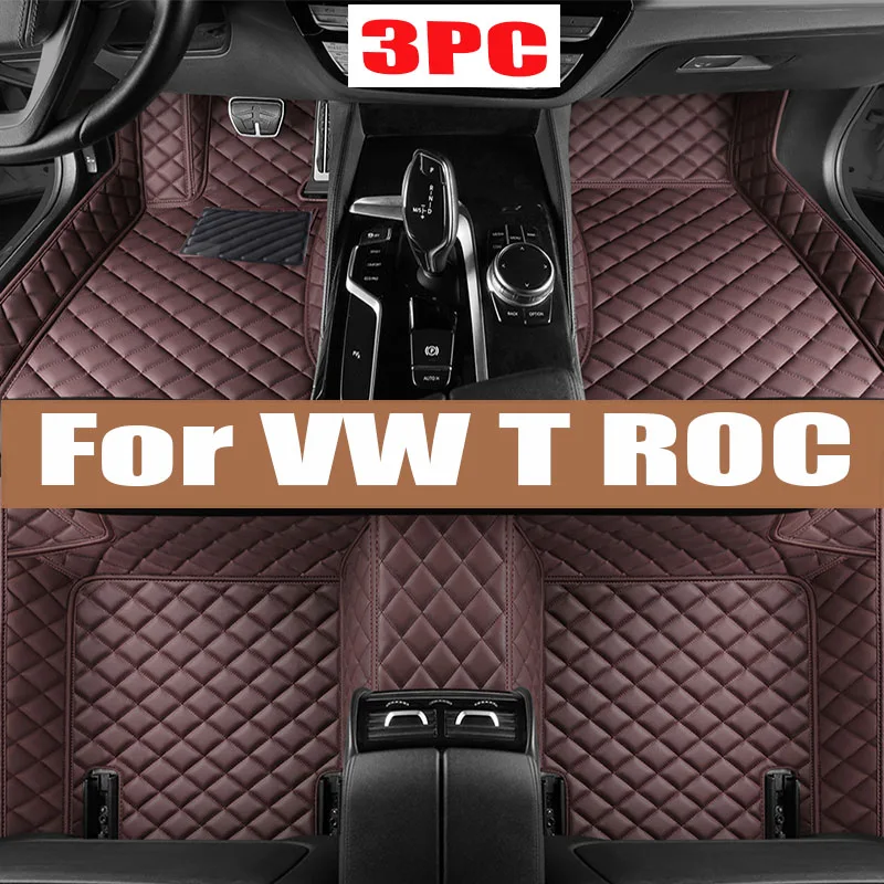 

Car Floor Mats For VW T ROC 2020~2022 AUTO DropShipping Center Interior Accessories Leather Carpets Rugs Foot Pads