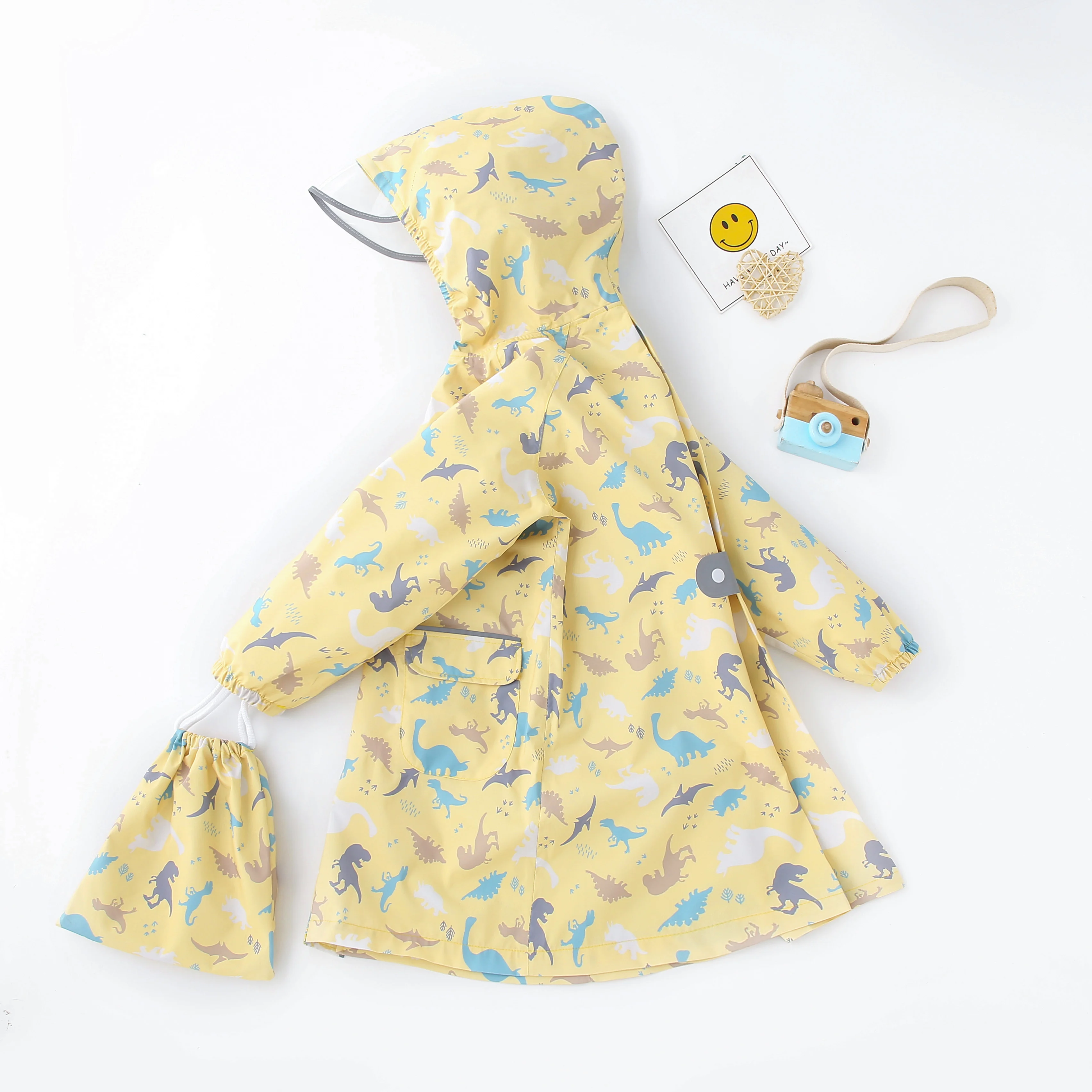 Children’s Raincoat World Children Rain Coat Kids Boy Girl Tour Light Waterproof Soft Rainwear Raincoats for kid