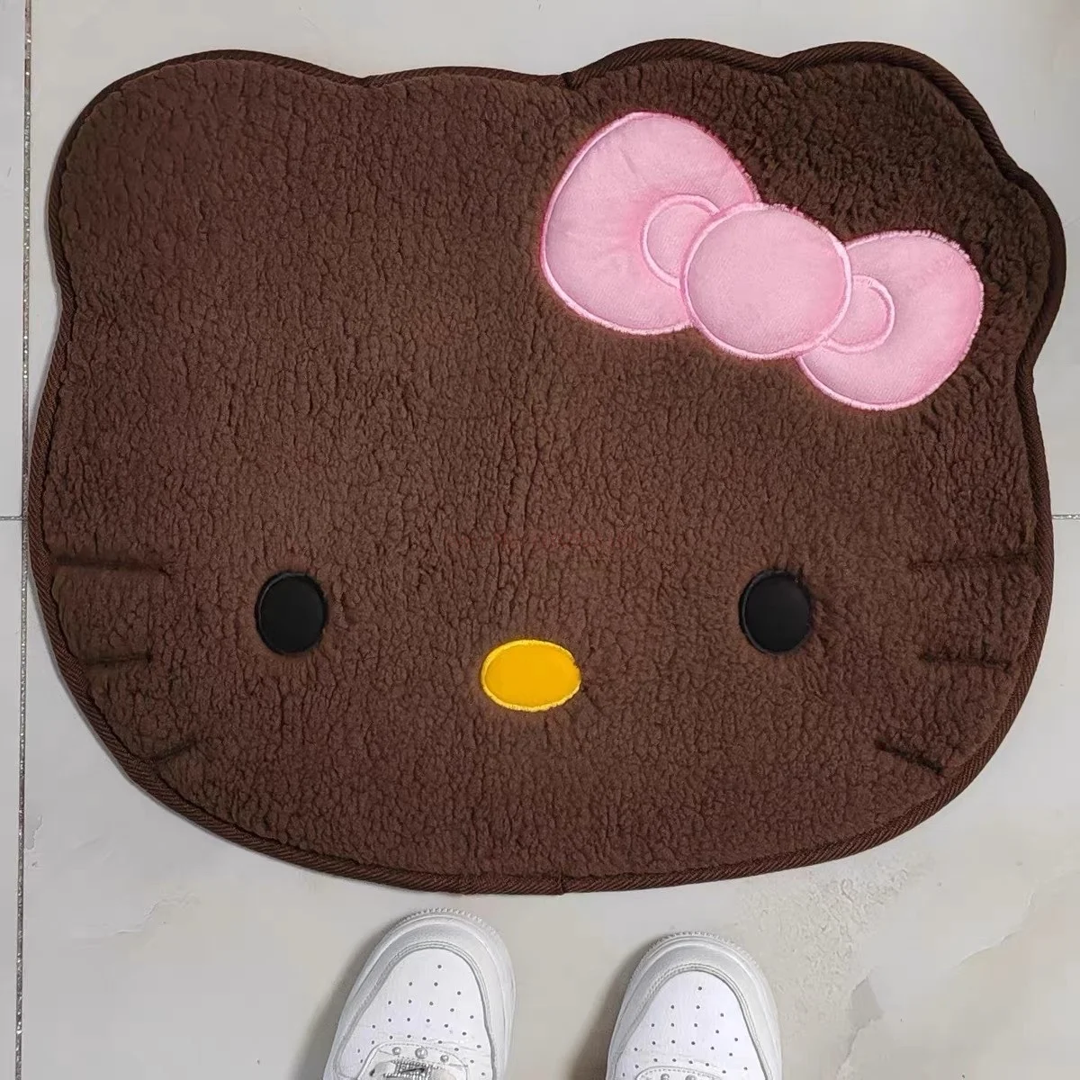 Sanurgente-Tapis de sol en velours absorbant pour enfants, Hello Kitty lea Cartoon, Polymères de bain mignons, Memory Footvirus, Antidérapant, HOCarpet Cotto