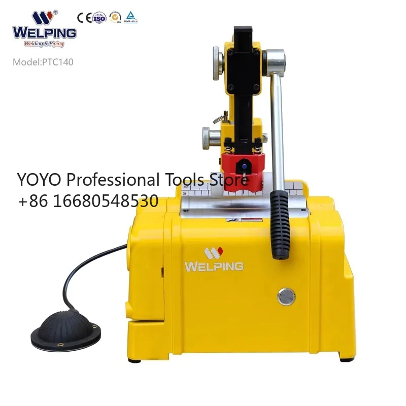 2KU Portable Pipe Cutter for Cutting 10-140mm Meta Steel Copper Aluminum Pipes
