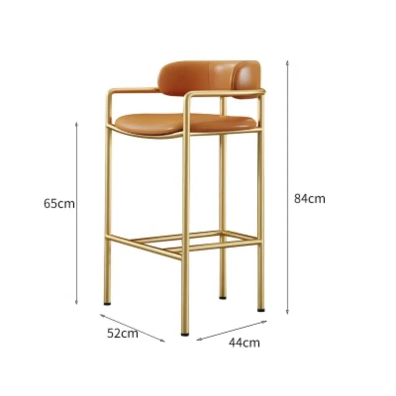 Bar Stool Barstools Chairs Luxury Minimalistic Bar Chair For Kitchen Design Gaming Sgabello Cucina Alto Home Decoration