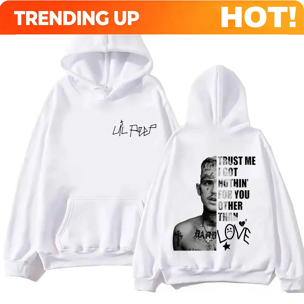 Sudadera con Capucha de Lil Peep, Ropa para Hombre y Mujer, Estilo Hip Hop Vintage, Sudadera Holgada Informal a la Moda, Ropa Urbana