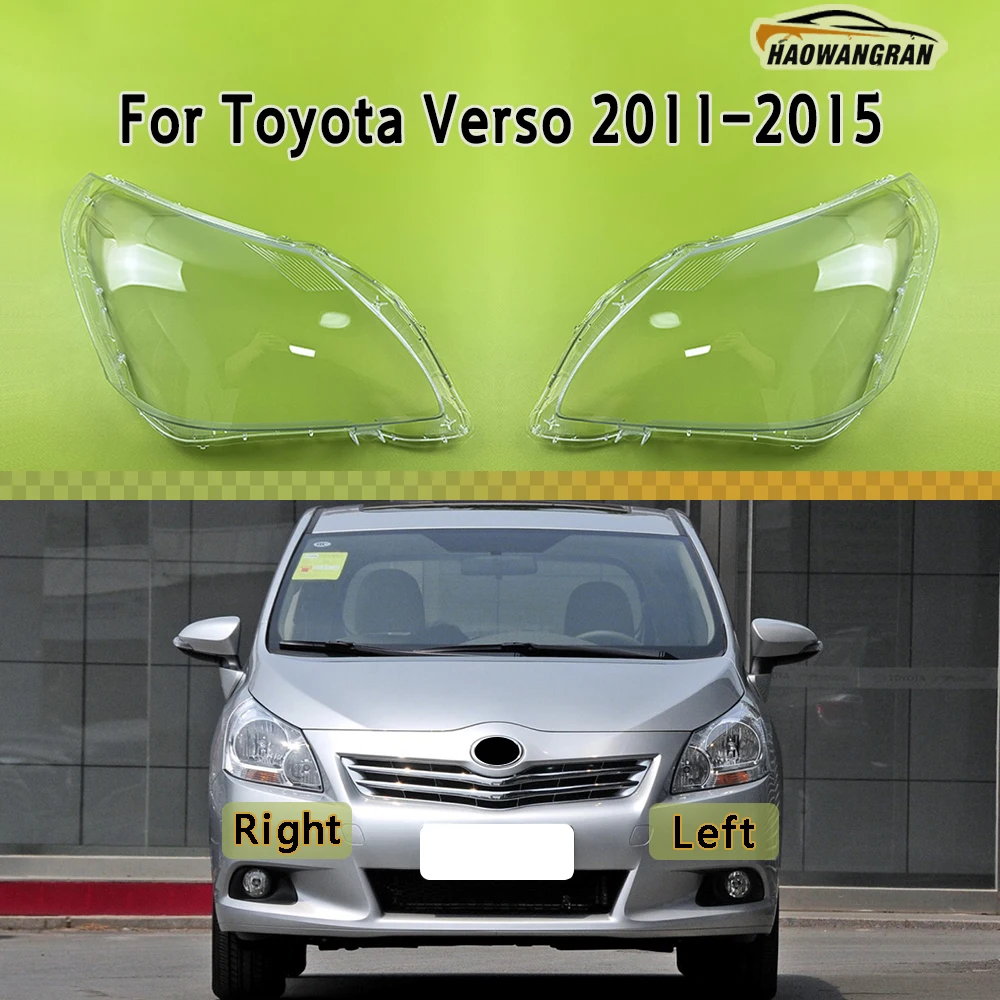 

Front Headlamp Cover Headlight Shell Lampshade Plexiglass Replace Original Lens For Toyota Verso 2011 2012 2013 2014 2015