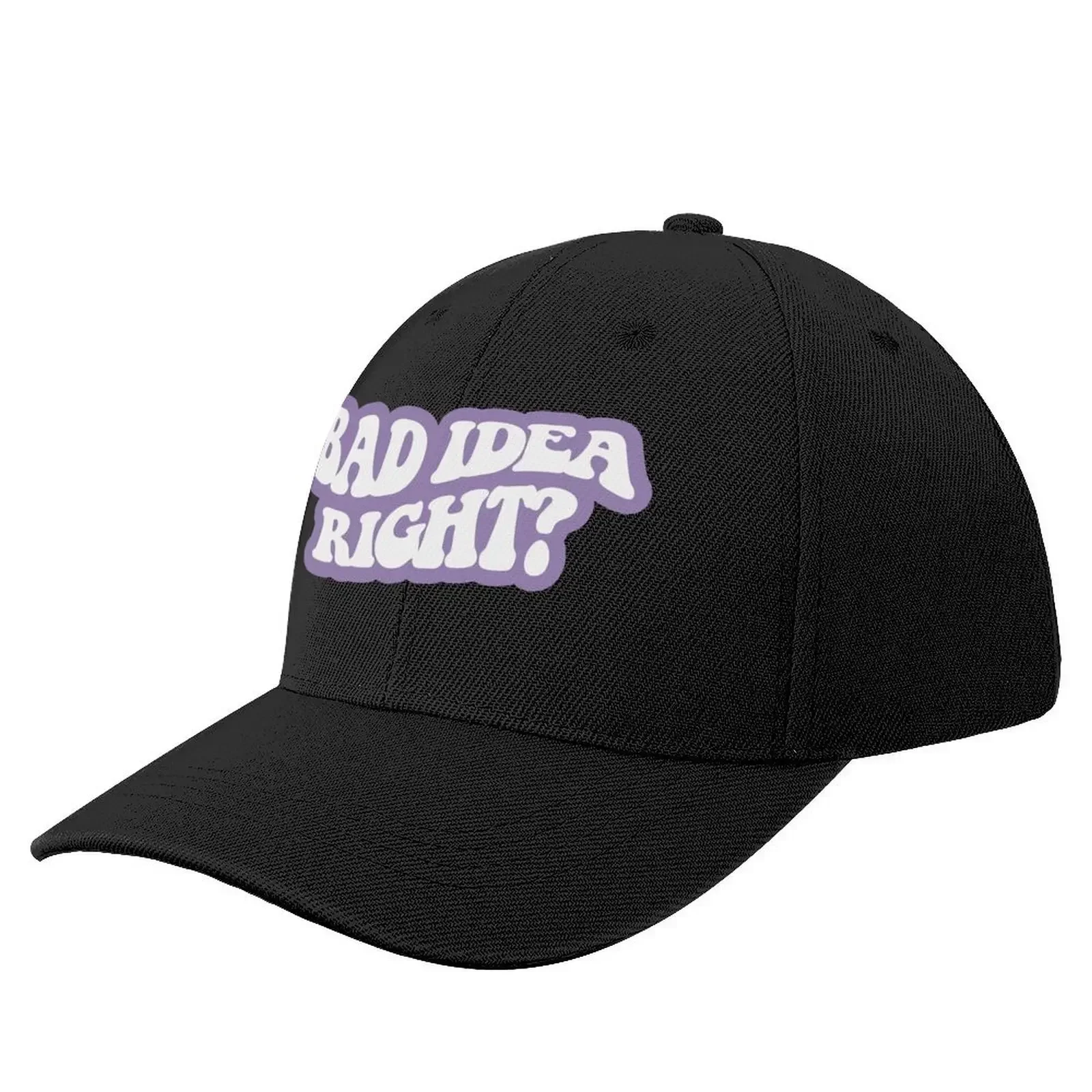 

bad idea right (black) 4 Baseball Cap Funny hats Hood Luxury Brand Men Luxury Brand Women's