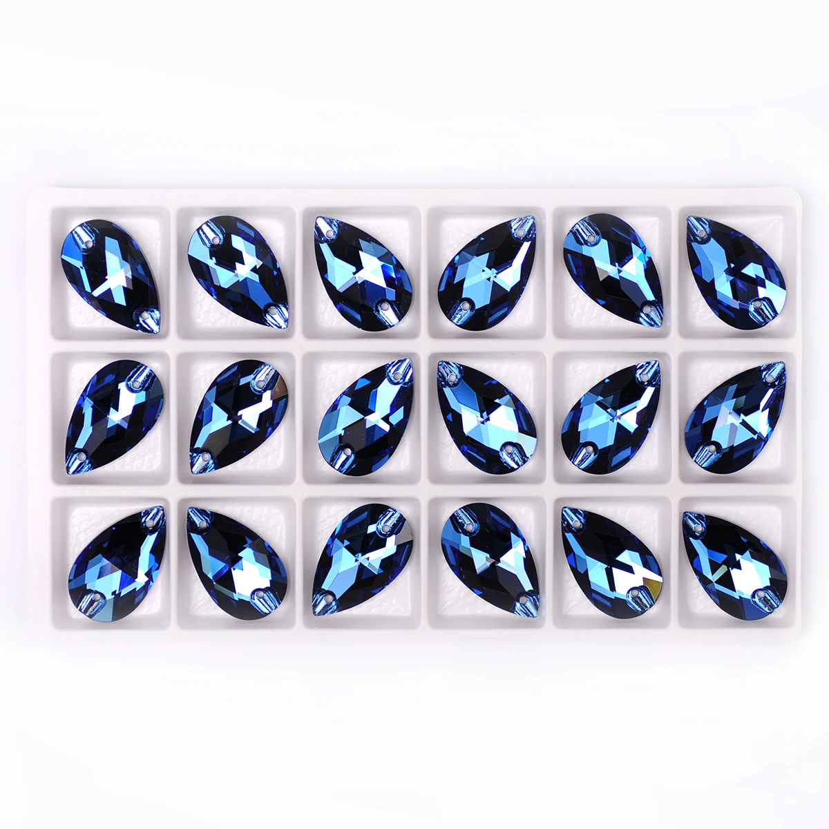 YANRUO 3230 Drop AAAAA Qualität Nähkristalle Flache Rückseite Strasssteine zum Aufnähen Glassteine für Kleider, Kleidung, Schmuck – Detail 11