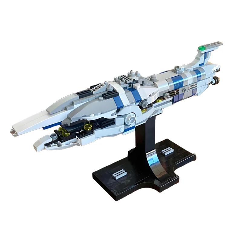 

Звездный битва Звездный корабль MOC The Malevolence Fighters Модель космического корабля Строительные блоки Архитектура Образовательная сборка Модель DIY Игрушки