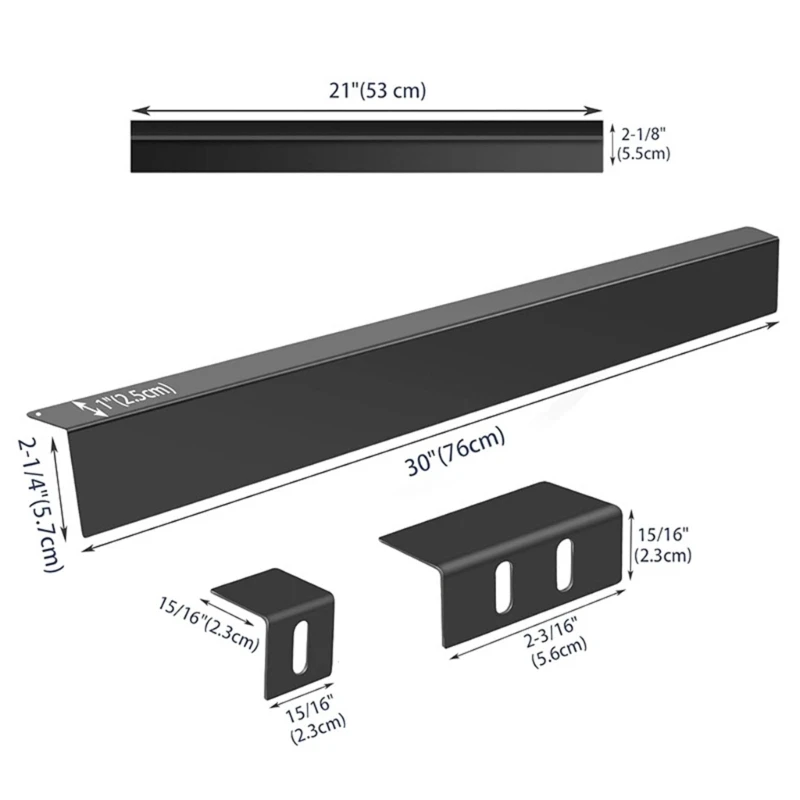 Stove Gaps Filler Strips Stainless Steel Heavy Duty for Kitchen Stove Backsplash Behind Stove Between Stove Wall