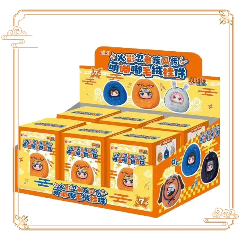 

2025 ГОРЯЧИЙ Наруто, милый зверь, вечерние плюшевые игрушки Наруто, слепая коробка, подвески, храпанные кольца, сумка, подвеска, аксессуары.