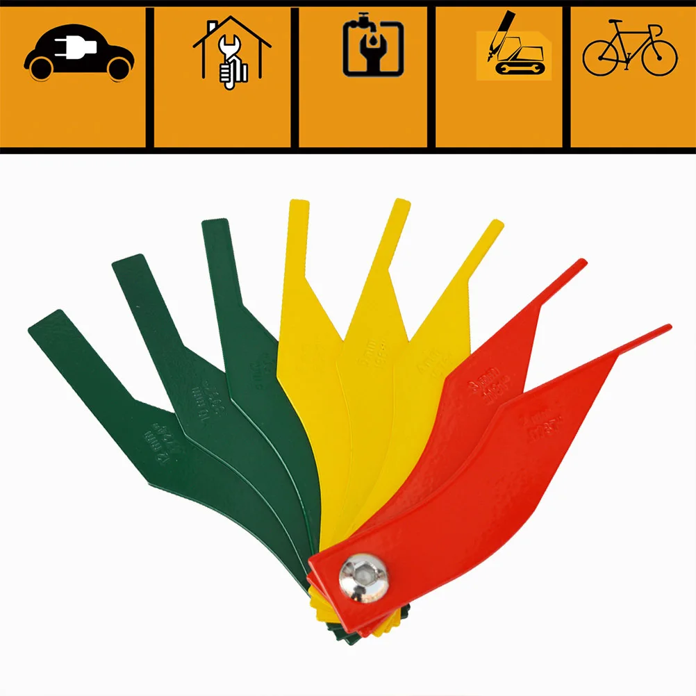 

Brake Pad Gauge Measuring Instrument Easy to Watch Long Lasting Metal Material Perfect for Home Car Repairs Brake Pad Gauge