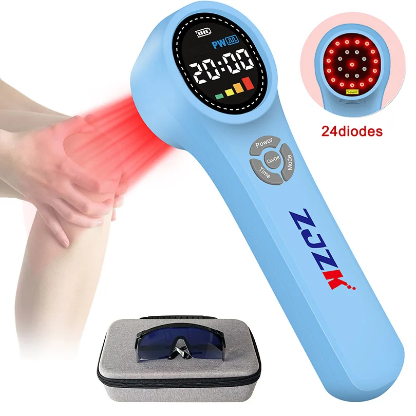 1760mW 4x980nm 4x810nm 16x660nm Infrared Lamp Therapy Laser  Knee Massager Medical Devices Sport Human Use for Injury Healing