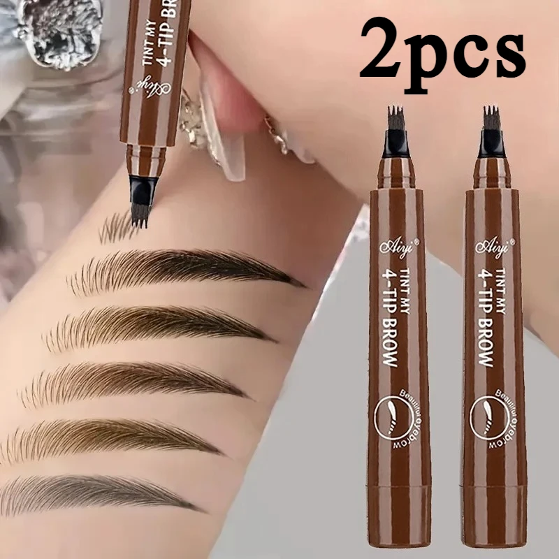 4本の毛先で自然な眉の形を描けるマジックアイブロウペンシル、超リアルな毛髪