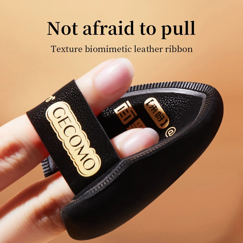 GECOMO-Puff em pó triangular, esponjas de maquiagem com estojo de viagem, uso duplo seco e úmido, macio e amigável à pele, grosso e durável