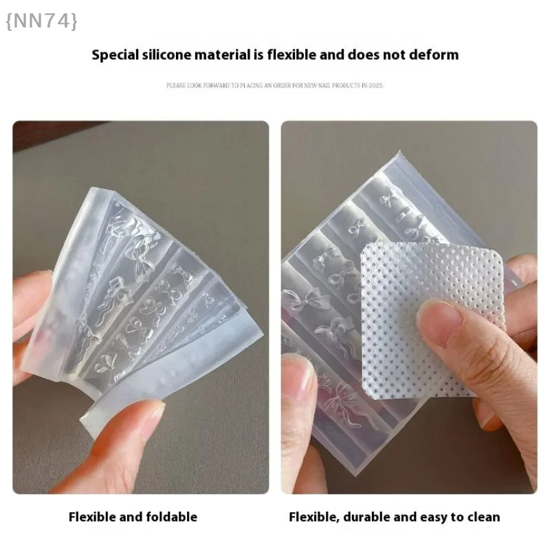 New Bowknot Silicone Mold For Nail Art – 3D Stereoscopic Stamp, DIY Handmade Manicure Tool And Decoration Accessory