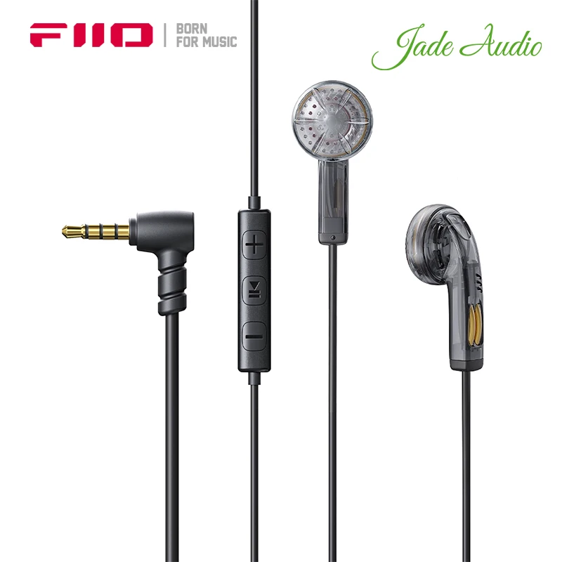 

FiiO JadeAudio JF11 Earphones in-ear Retro Wired Headphone 14.2mm Large Dyamic Drive Earbuds U-Shaped Pipe Extended Bass Headset