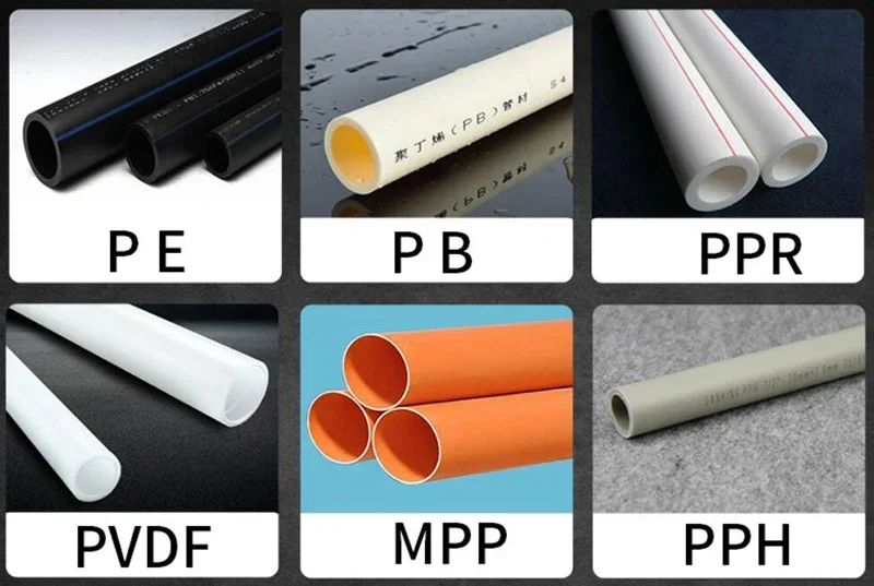 PE Pipe Butt Welding Machine 63-200mm For PPR/PB/PVDF/MPP/PPH Plastic Water Pipes Hot Melt Butt-Joint Welder Tool