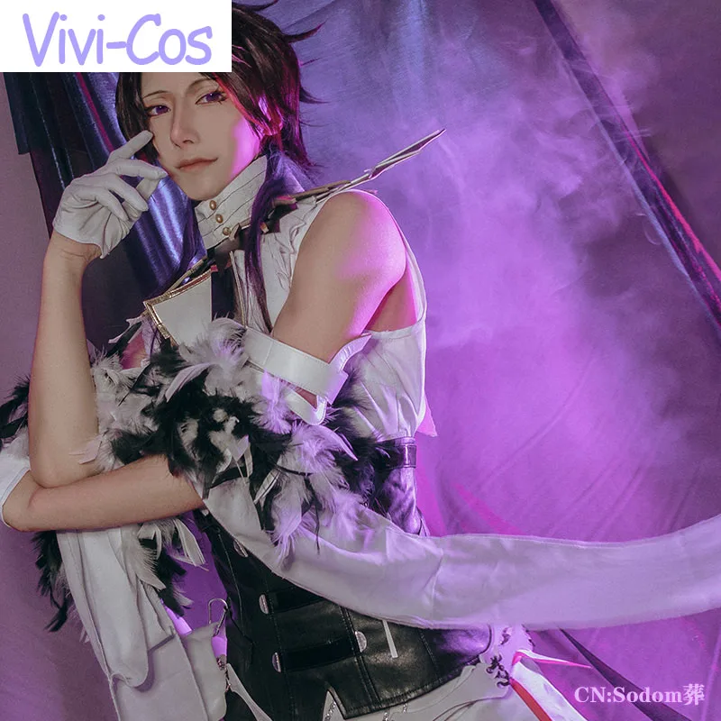 Vivi-Cos Anime Vtuber Nijisanji Shu Yamino Cool Gorgeous Cosplay Costume Halloween Role Play Carnival New S-XXXL