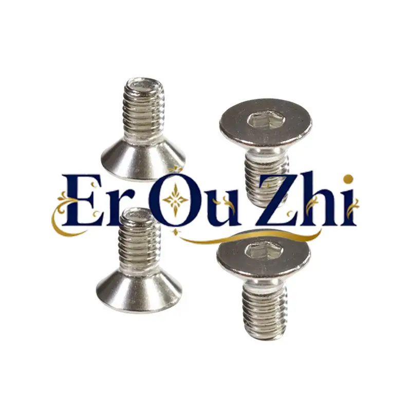 10.9 Grade Nickel Plated Countersunk Head Flat Head Hexagon Screw Flat Cup M3M4M5M6M8M10 * 12/16/20/25-30