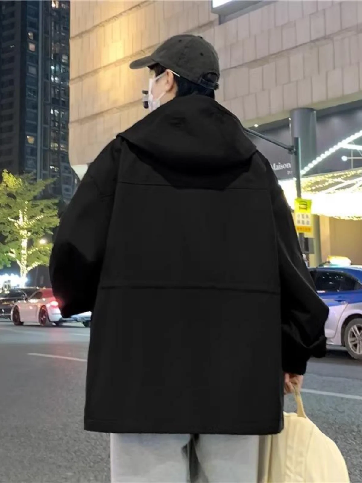 

Американская спецодежда в стиле ретро Jaet ex, весенне-осенняя модная брендовая ветровка с капюшоном, молодежная длинная застежка-молния