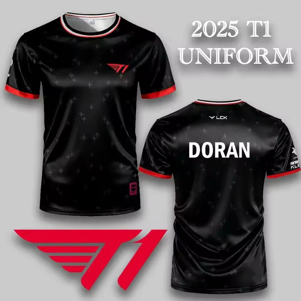 2025 New T1 LCK Esports Team Uniform Jersey League Of Legends