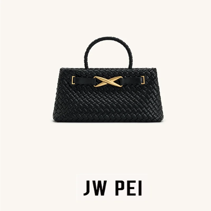 

JW PEI woven bag for women 2025 new Elora handbag crossbody bag French high-end sense shoulder bag