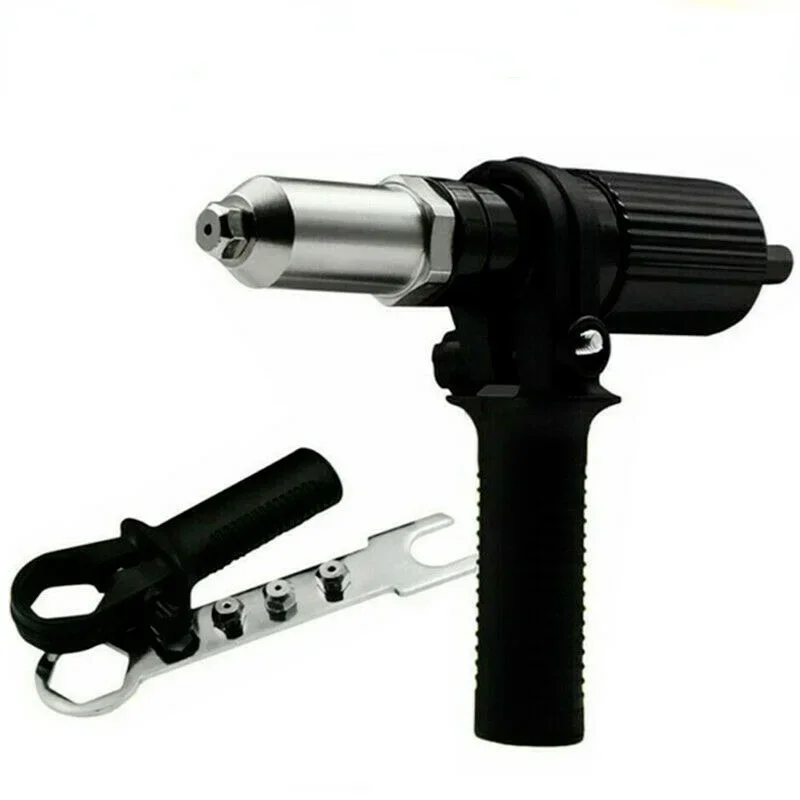 Imagem -02 - Elétrica sem Fio Rebitação Broca Nut Gun Machine Core Pull Acessórios Rebitador Inserir Ferramentas Portáteis Rebitando Broca Profissional