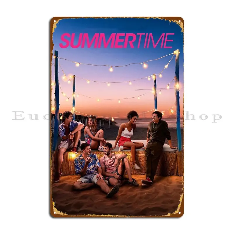 Summer Time Metal Plaque Poster Decoration Kitchen Design Cinema Printing Tin Sign Poster