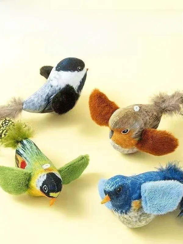 

Интерактивная игрушка Feathered Sti Reatic Bird Sound Producing Саморазвлекательный инструмент De-Str Playtime Professional