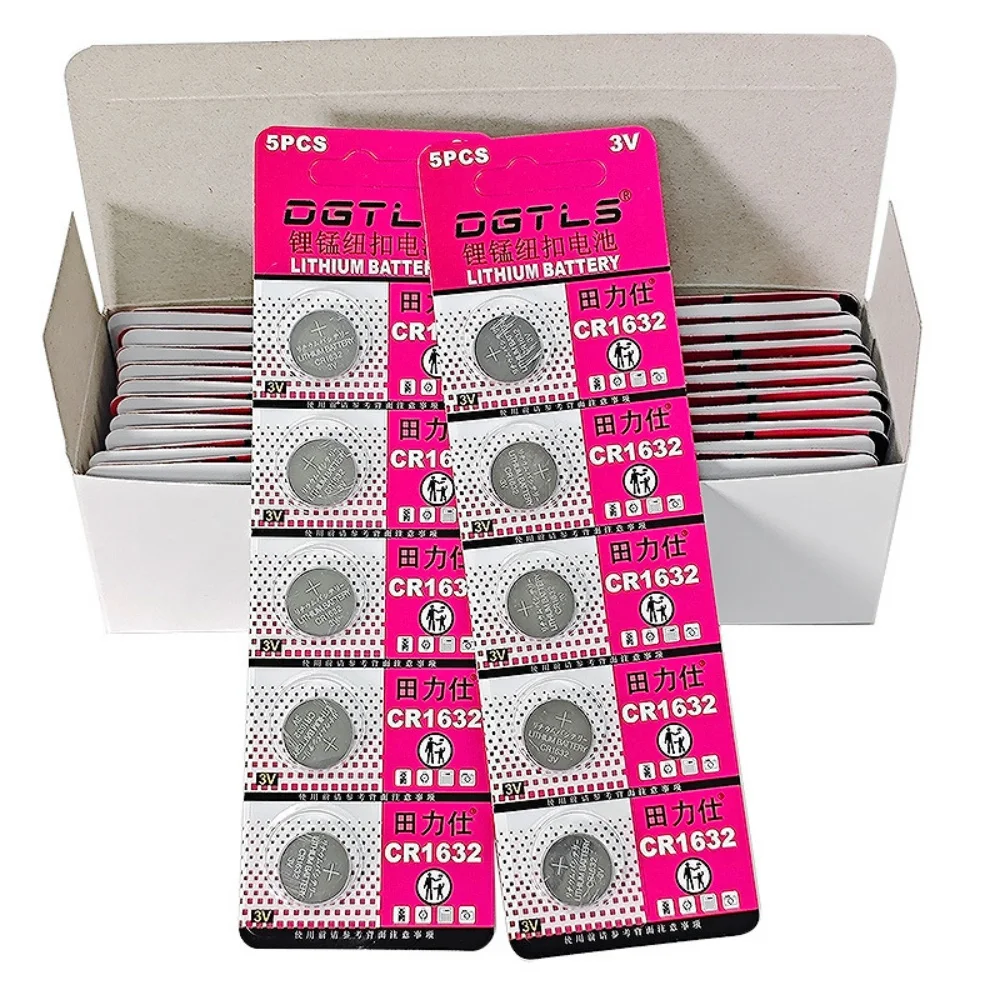 5-50 قطعة 3 فولت CR1632 بطارية CR 1632 بطارية ليثيوم DL1632 BR1632 KCR1632 ECR1632 السيارات لعبة التحكم عن بعد زر البطارية #5