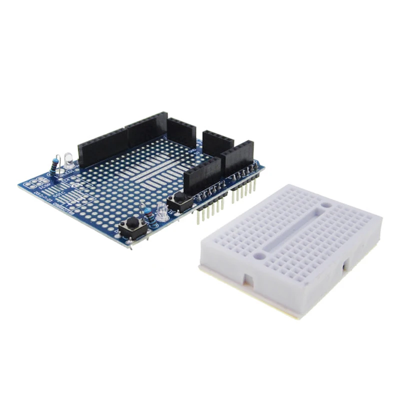 لوحة توسيع النموذج الأولي UNO Proto Shield مع لوحة توصيل صغيرة SYB-170 تعتمد على UNO ProtoShield