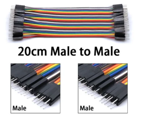 Linha dupont 40pin 20cm macho para masculino + macho para fêmea e fêmea para cabo dupont fio jumper fêmea para arduino diy kit