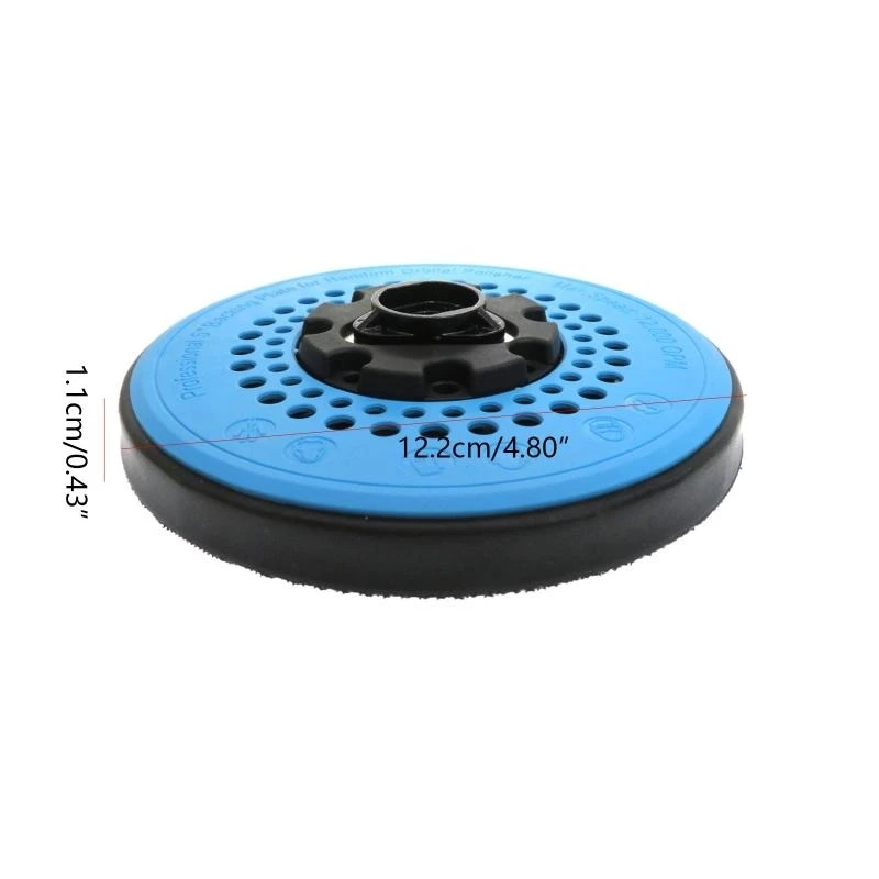 وسادة دعم y1ad 5 بوصة 49 خطاف الثقب وقرص تلميع وسادة الصنفرة حلقة #5