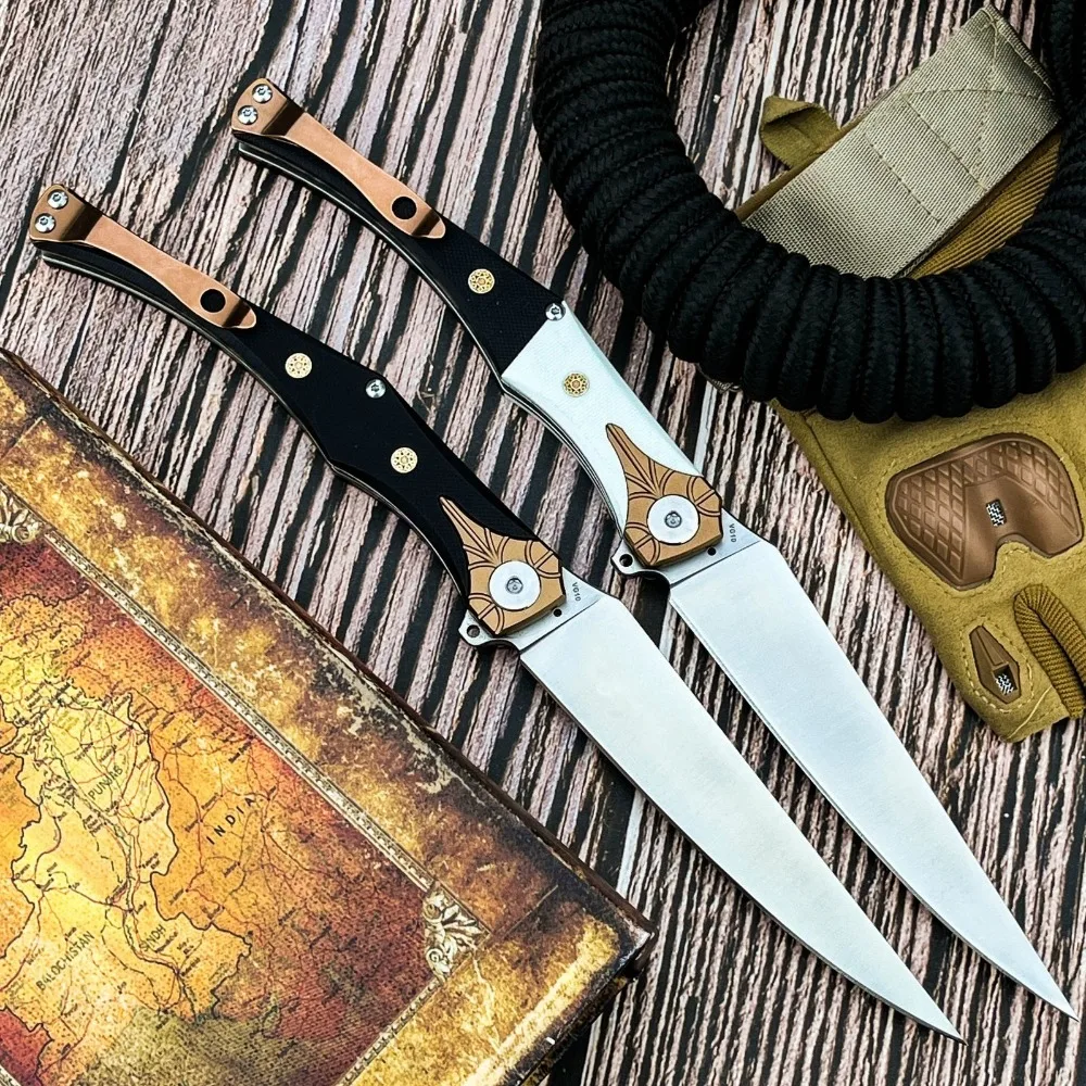 

Новый складной карманный нож для кемпинга с лезвием D2 и рукоятью G10, нержавеющая сталь, для походов и рыбалки