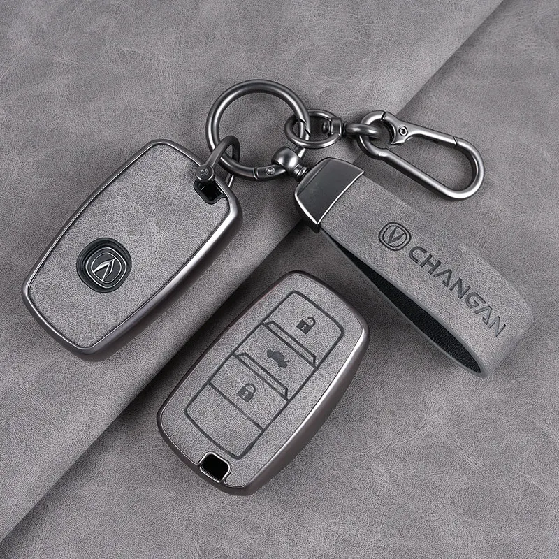 Car Key Case Cover for Changan UNIT UNIK CS35 Plus CS55 Plus CS75 Plus Rongcheng Yuexiang V7 Ruicheng CC Key Protector Fob Shell