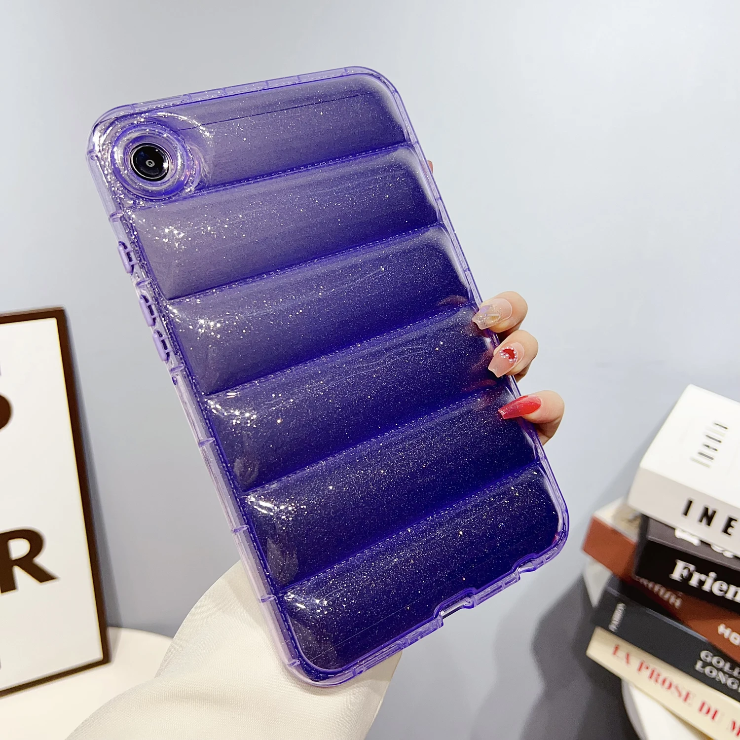 

Star Sky Glittering Clear Tablet Case For Samsung Tab S10 S9 A9 Plus S8 S7 A8 A7 S6 Lite Case Transparent Soft Silicone Cover