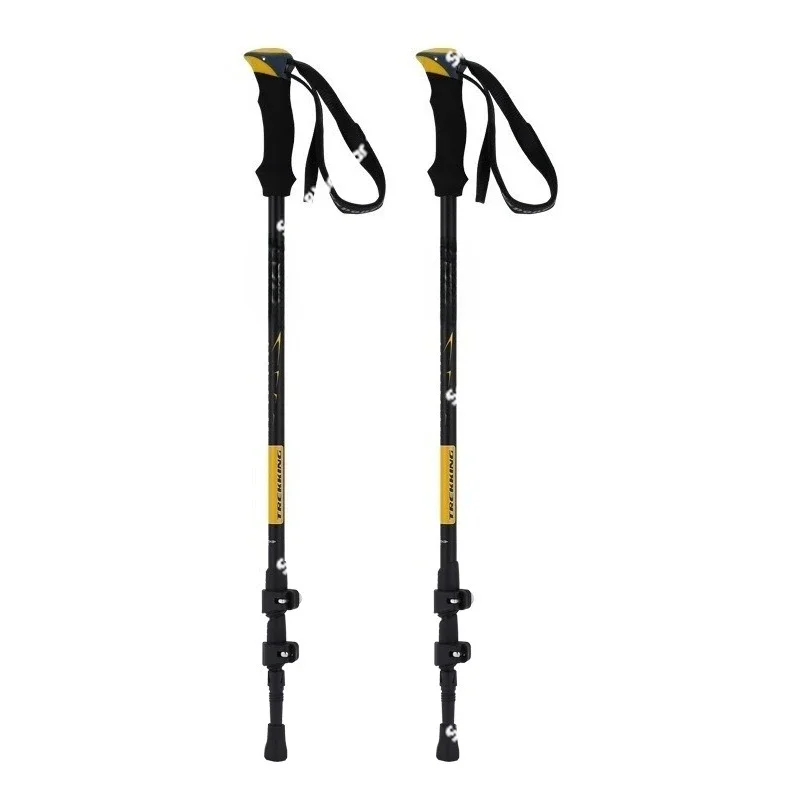 Outdoor hiking poles, ultra-light outer lock 7075 material, hiking poles, walking poles