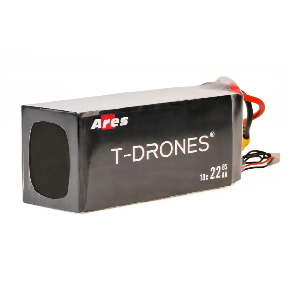 T-DRONES ARES 6s LI-ION 22000mah light weight strong dc battery for drones