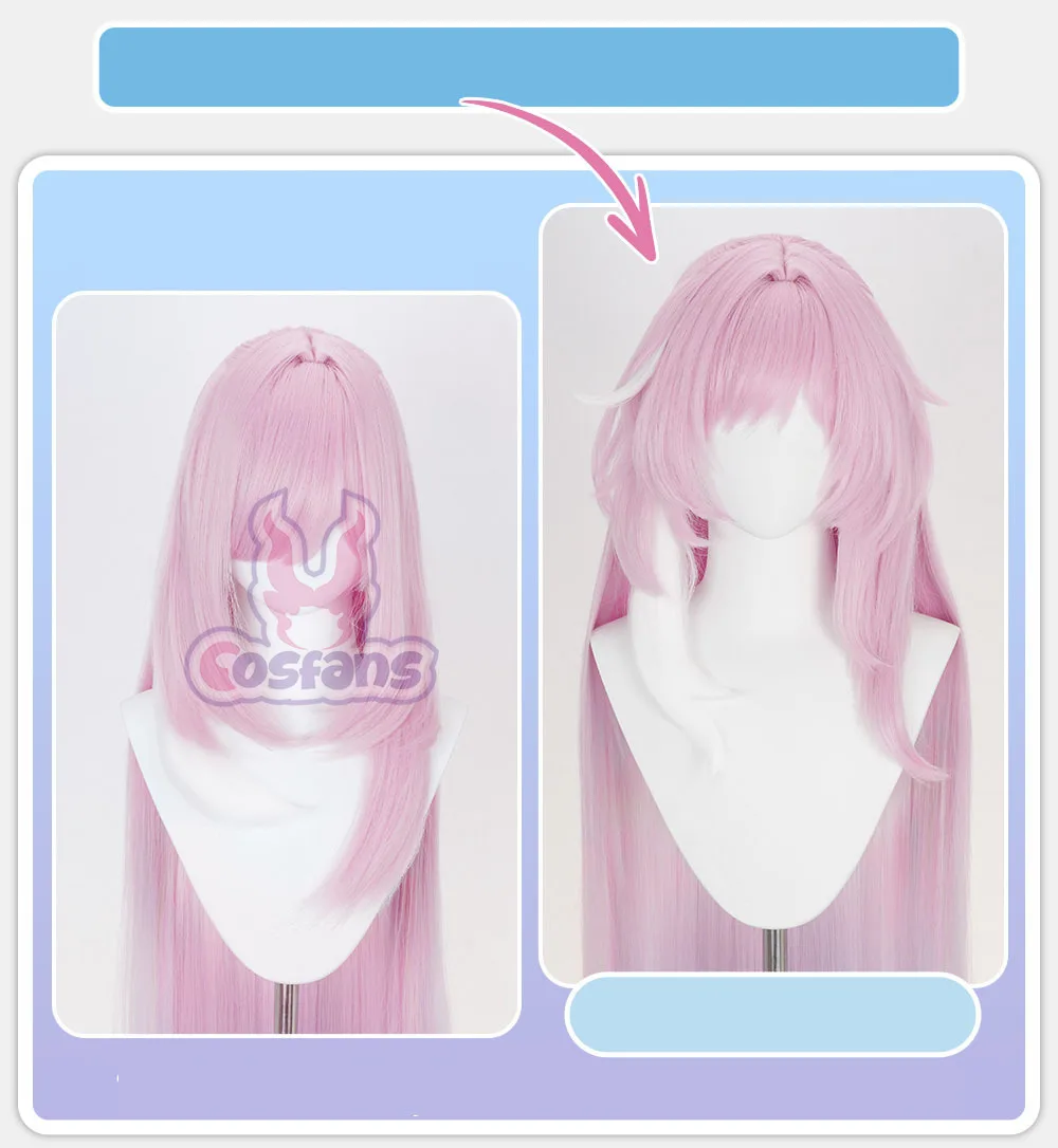 Gioco Honkai Star Rail Cyrene Parrucca Cosplay 120 cm Tintura/Sfumata Parrucche Per Le Donne Cosplay Anime Parrucca Resistente Al Calore Capelli Sintetici