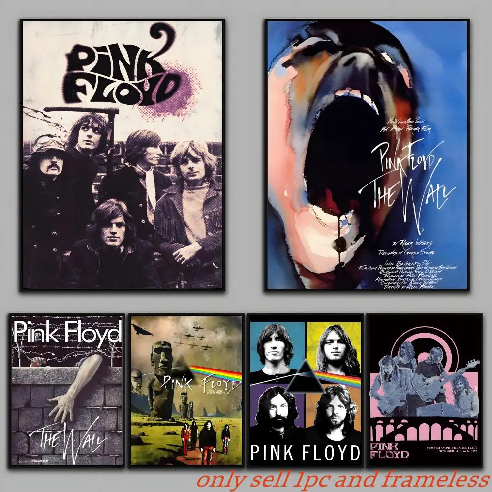 Pink Floyd band Poster Painting Prints Wall Art Picture Film Room Home Bar Cafe Decor Home  Mural